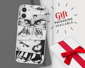 Funda de teléfono de manga y anime: regalo webtoon personalizado