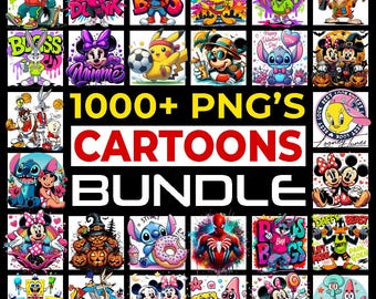 1000+ Funny Cartoon Mega Bundle Png, Cartoon Clipart, Cartoon png, Cartoon characters Svg, Cartoons Bundle, Cricut Files, Famous Cartoons