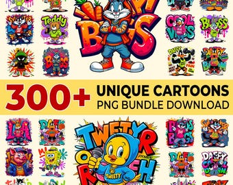 300+ Cartoons Bundle Png, Cartoon characters, Cartoon Clipart, Cartoon png, Cartoon SVG, Cartoons Bundle, Retro Svg, Silhouette, Cut Files