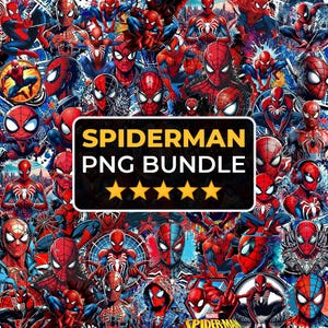 Spiderman Png Bundle, Spiderman Clipart, Spiderman Cut Files For Circut, Spiderman Silhouette, Spiderman Png, Spiderman Svg, Spiderman Head