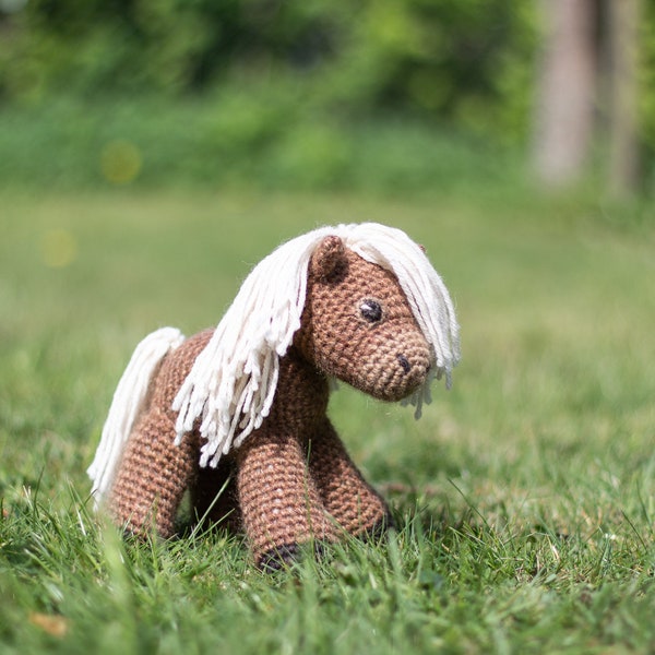 Sally the amigurumi pony PATTERN / Crochet Horse Pony Stuffed Animal Amigurumi Pattern