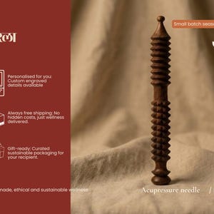 Initiales personnalisées sur le point de déclenchement du rouleau d'acupression de porc-épic Appareil de massage anti-cellulite, soulagement du stress musculaire, cadeau personnalisé pour elle