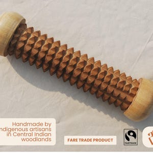 Personalized initials on porcupine acupressure roller-trigger point Anti cellulite massager muscle stress relief customized gift for her