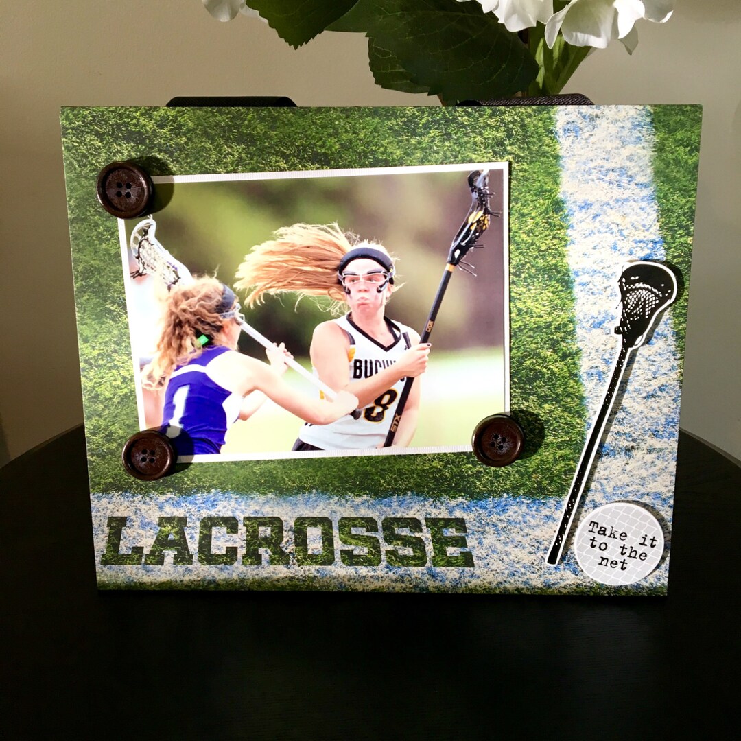 Lacrosse Picture Frame Gift Home Decor Photo 5 X 7 Sports
