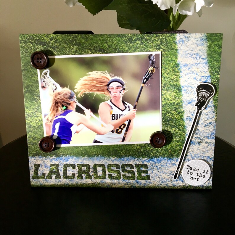 Lacrosse Picture Frame Gift Home Decor Photo 5 X 7 Etsy