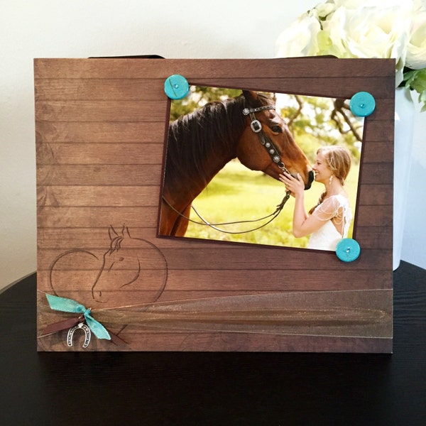 5x7 Horse Picture Frame Etsy