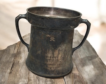 Antique Copper Laboratory Vessel, Front Maker’s Stamp & ABS 30 Base Mark, Late 19th Century