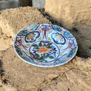 Vintage Makkum Holland Hand Painted Wall Plate 18cm – Royal Tichelaar Dutch Polychrome Pottery – Model 106 Decorative Hanging Plate