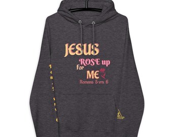 Pull Over Hoodie, Christ Believers sharing, Rom.5v6, the Love of Christ.