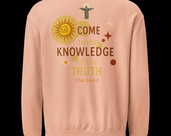 Sweatshirt, crewneck sweatshirt casually doing the Lord's work.
