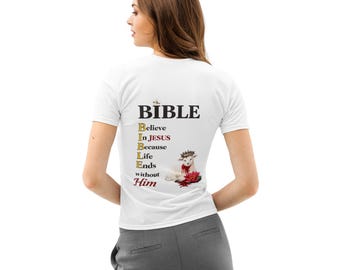 Women’s cotton crew neck t-shirt