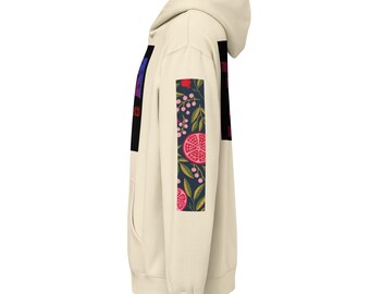 Men’s hoodie, showing faith and Bravery, Power over pain.