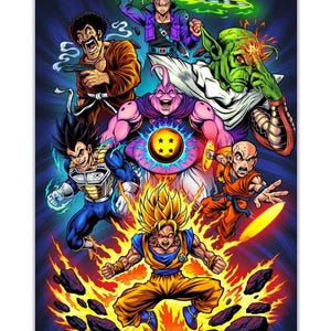 Dragon Ball Z Poster 3d - Etsy