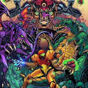 Metroid 11x17 Art Print