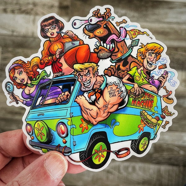 Mystery Gang Vinyl Sticker