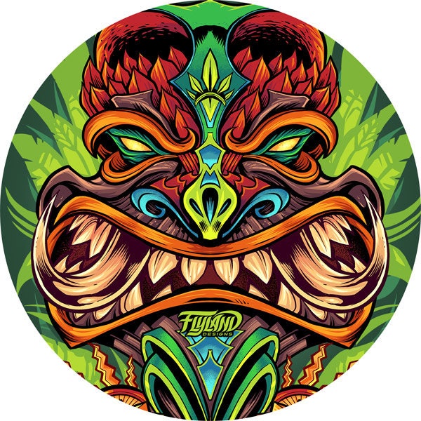 Marqueur Tiki 02 Coaster / Disc Golf