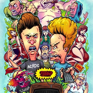 Beavis and Butthead 11x17 Art Print