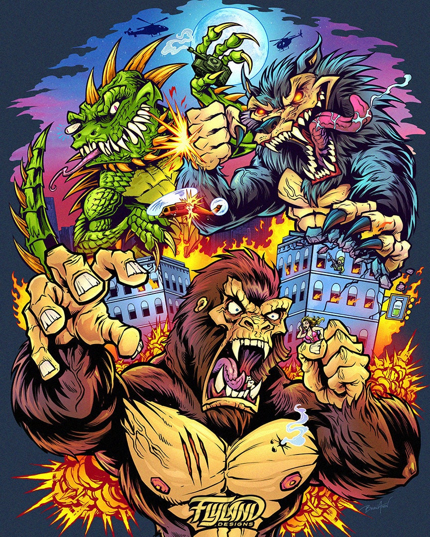 Rampage 11x14 Art Print - Etsy