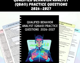 QBA Practice Questions 2026–2027 | Behavior Analyst Exam Prep