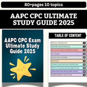 AAPC CPC Exam Study Guide - NEW 80+ Pages Edition