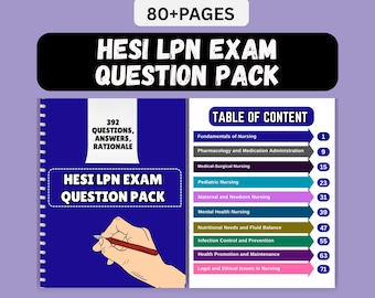 Preguntas de práctica HESI LPN 400 Estudio LPN,