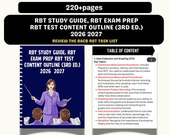 RBT Study Guide, RBT Exam Prep 2026 2027, Task List 3rd Edition