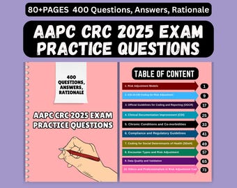 AAPC CRC 2025 Practice Exam | 400 Questions with Rationale