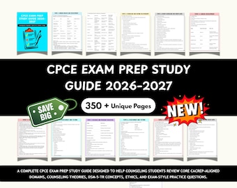 CPCE Exam Prep Study Guide 2026–2027