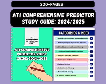 ATI Comprehensive Predictor Study Guide: 2024/2025