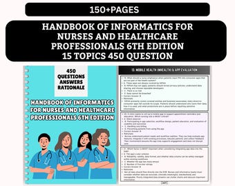 Nursing Informatics Handbook: 450 Practice Questions & Answers