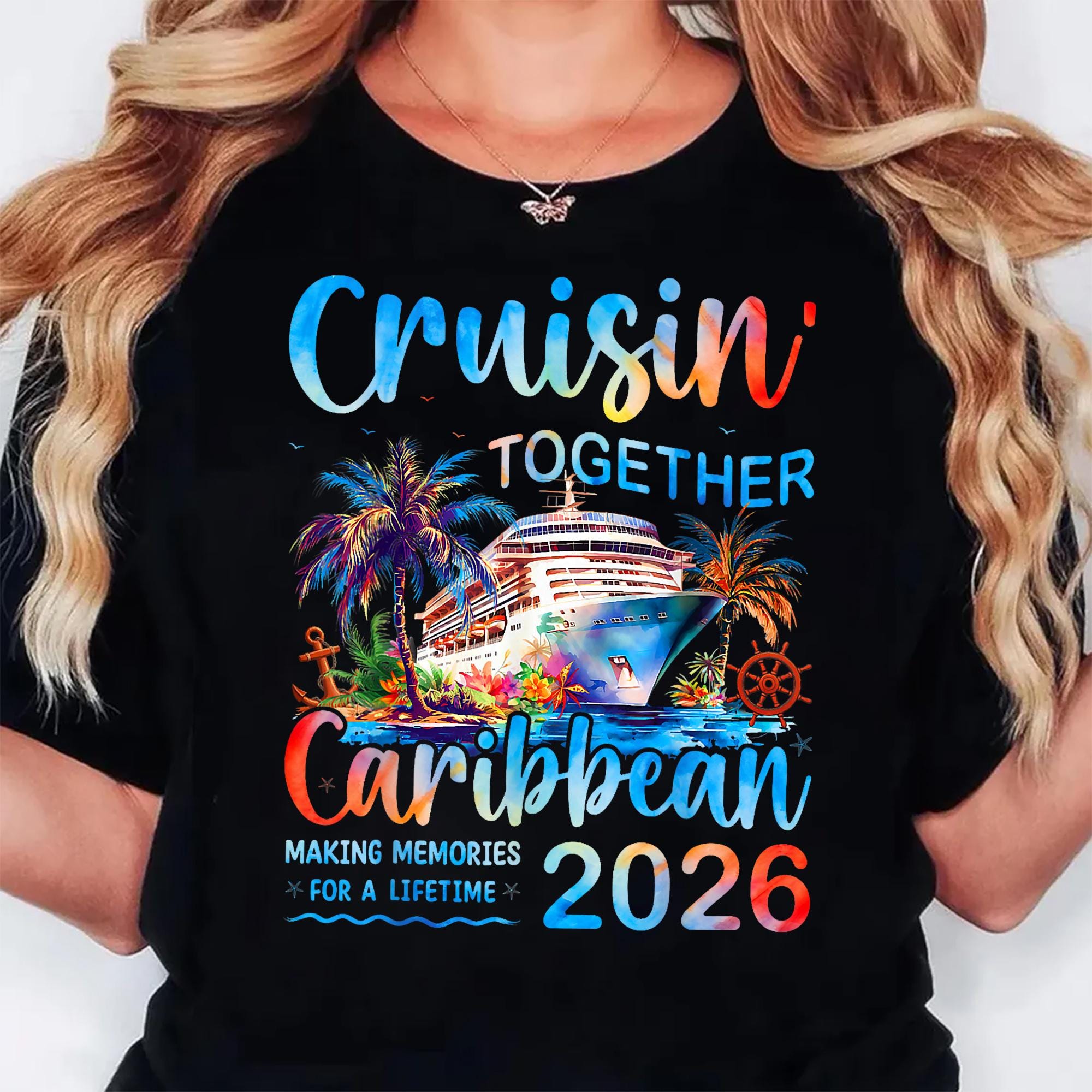 Caribbean Cruise 2026 PNG Bundle, Family Cruise Trip Shirt Design ...