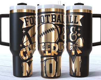 Football Mom Tumbler Laser Svg, Baseball 40oz Tumbler Full Wrap Laser Svg, Laser Engraved Svg, Laser Engraving Svg, SVG For Laser Rotary