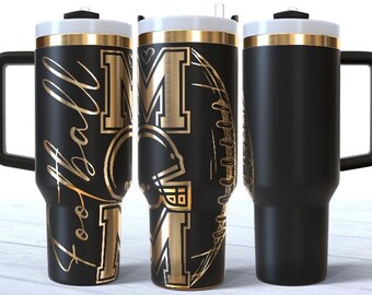Football Mom Tumbler Laser Svg, Baseball 40oz Tumbler Full Wrap Laser Svg, Laser Engraved Svg, Laser Engraving Svg, SVG For Laser Rotary