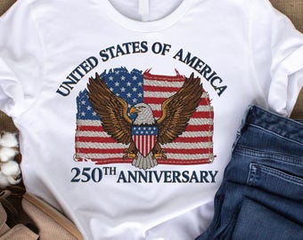 Amerika 250-jähriges Jubiläum Adler PNG, Aufnäher Clipart (digitaler Download)