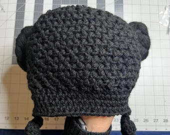 Zoey inspired hat with space buns