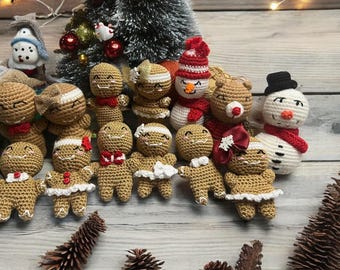 Ginger  people & Friends  ornaments