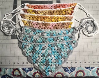 crochet hair bandana