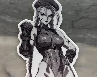 Cammy White Vinyl Stickers