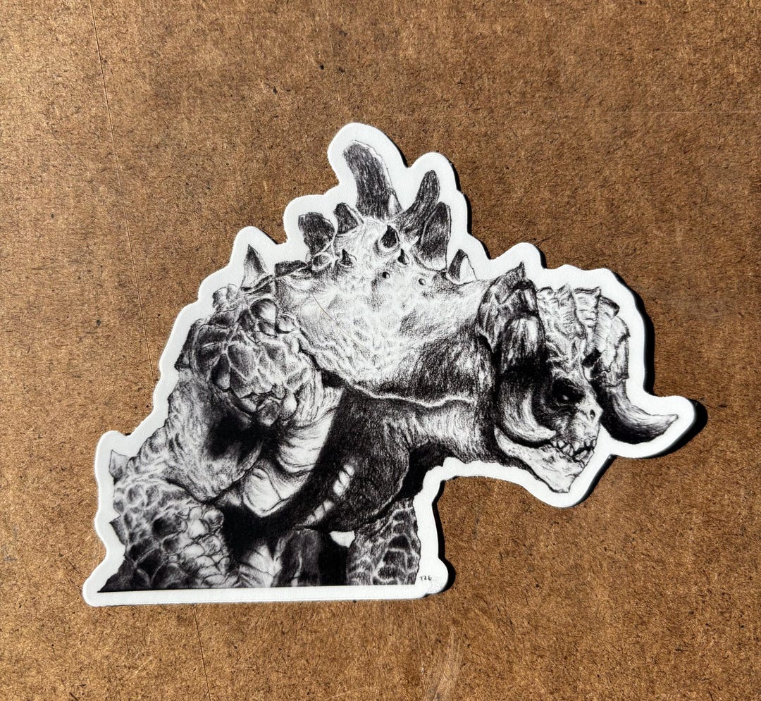 Nuclear Monster Vinyl Stickers - Etsy