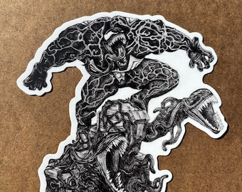 Alien Monster Venom Vinylklistermärken