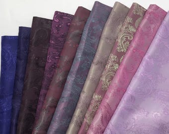 Tejido de forro de abrigo Jacquard con flor de anacardo, tejido estilo paisley, tejido de forro, tejido antiestático y suave