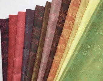 Jacquard coat lining fabric with cashew flower, paisley style fabric, lining fabric, anti-static and smooth fabric