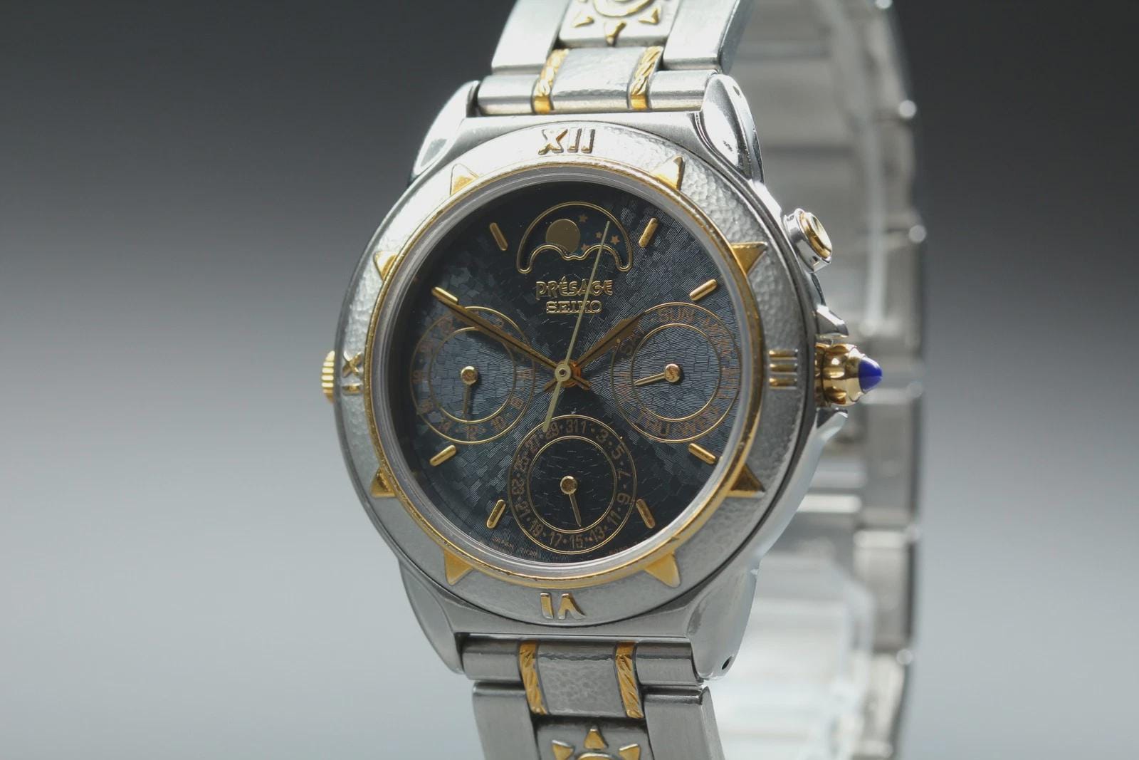 Seiko triple calendar - Etsy 日本