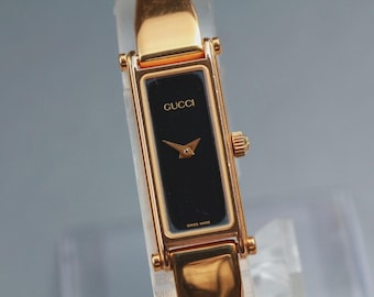 RARE Gucci 1500L Pink Mother of Pearl Bangle Watch - Etsy