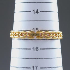 Vintage GUCCI Change Bezel 11/12.2 light Green Gold Quartz Women's Watch image 9