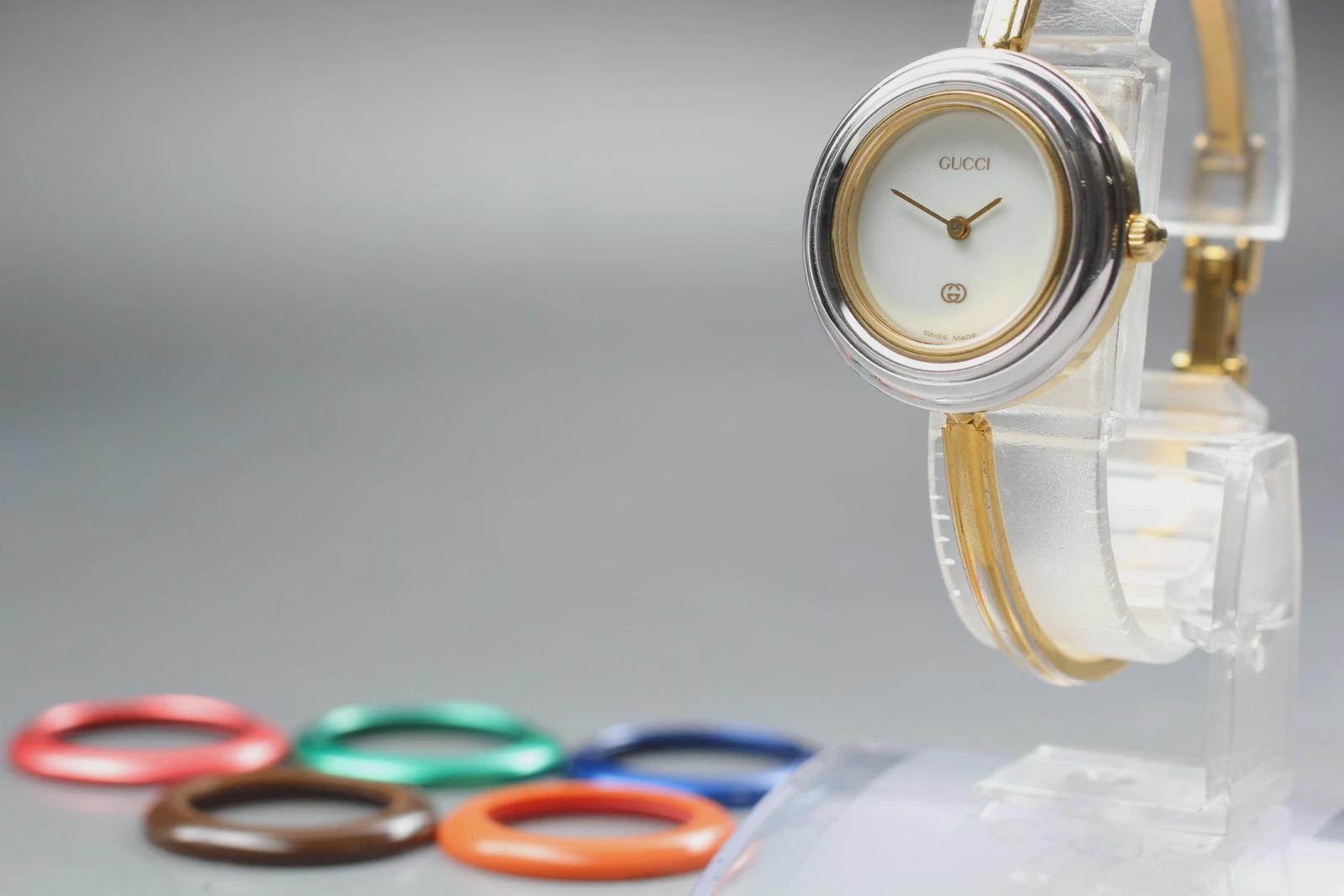 GUCCI Collectable Watch BEAUTIFUL ? Amazing! Gucci: Gucci Presents Its Highly Anticipated Venture Into  main image 4
