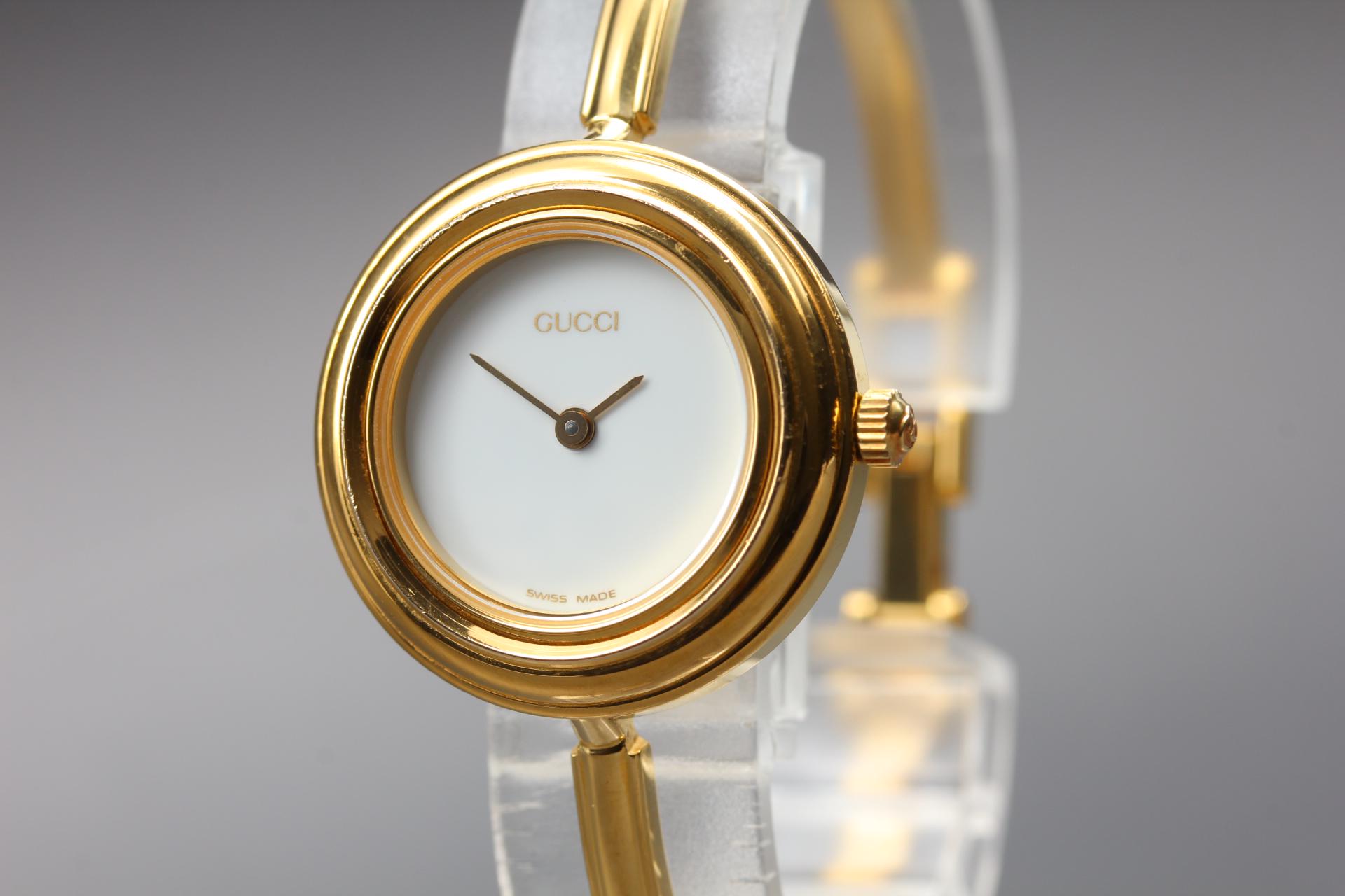 GUCCI Bezel Watch 2026/11/12 5***** Gold Women\'s Wrist Watch Gucci Bezel Watch 11/12.2 - Etsy main image 2