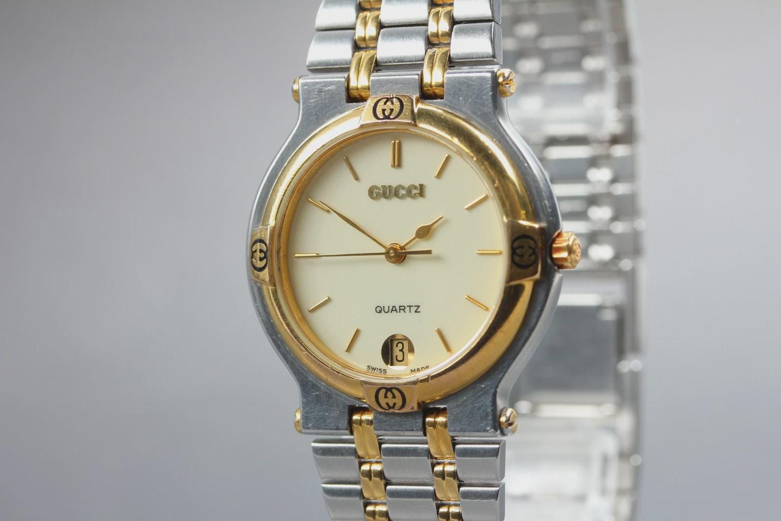 Gucci gold vintage watch - Etsy 日本