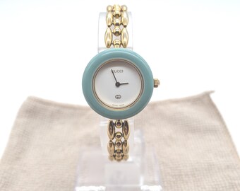Authentic Vintage Gucci Change Bezel Watch With 7 Bezels  display picture 2
