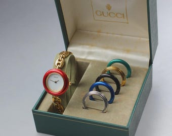 素晴らしいレディース ヴィンテージ GUCCI モデル 1900L ステンレス
